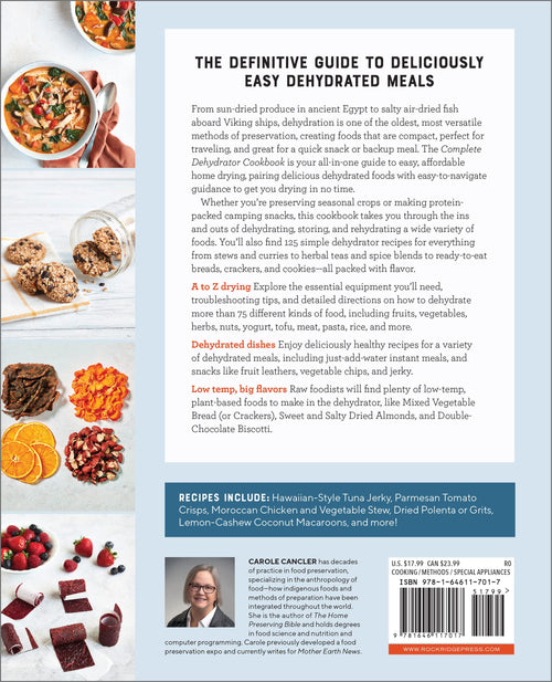 Complete Dehydrator Cookbook: How to Dehydrate Fruit, Vegetables, Meat & More (Spiral Bound)