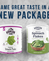 Dehydrated Spinach Flakes Can, 45 Servings