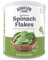 Dehydrated Spinach Flakes Can, 45 Servings