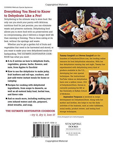 The Ultimate Dehydrator Cookbook: The Complete Guide to Drying Food Including Making Jerky & Just-Add-Water Meals (Spiral Bound)