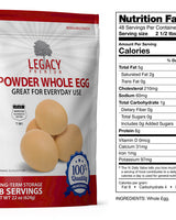 Bulk Whole Egg Powder