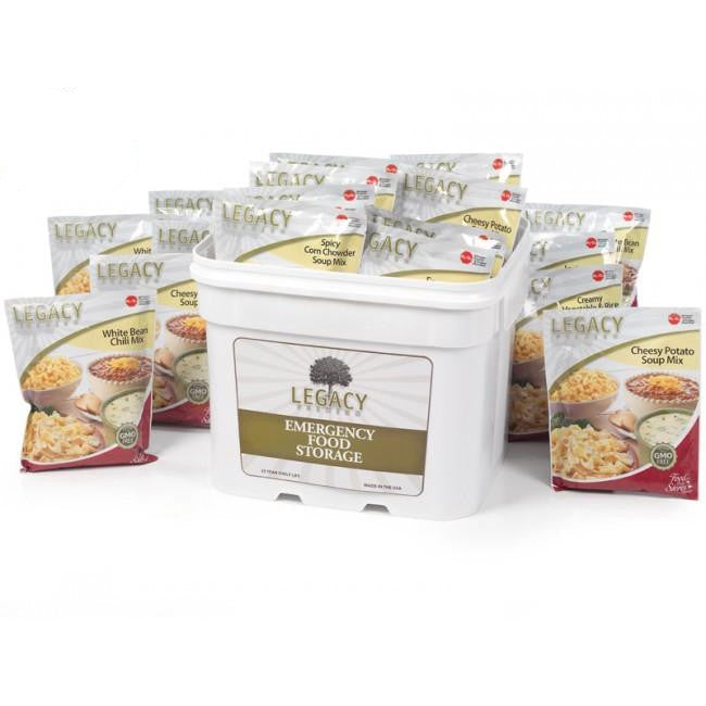 120 Serving Gluten Free Entrée Bucket - 27 lbs.