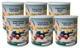 Rainy Day Foods Freeze-Dried Vegetable Pack