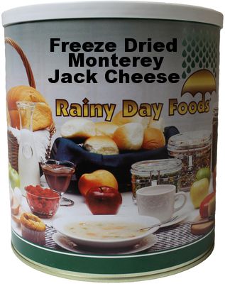 Rainy Day Foods - Freeze Dried Monterey Jack Cheese 37 oz. #10 can