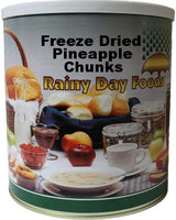 Rainy Day Foods - Freeze Dried Pineapple Chunks 3.4 oz. #2.5 can