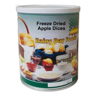 Rainy Day Foods Freeze-Dried Apple Dices #2.5 Cans - 6 Pack