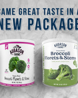 Freeze Dried Broccoli Florets and Stems Can, 34 Servings