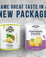 Freeze Dried Pineapple Pieces Can, 34 Servings