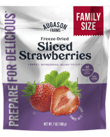 Freeze Dried Sliced Strawberries Family Size Pouch, 20 Servings