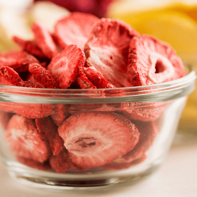 Freeze Dried Sliced Strawberries Family Size Pouch, 20 Servings