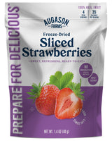 Freeze Dried Sliced Strawberries Pouch, 4 Servings