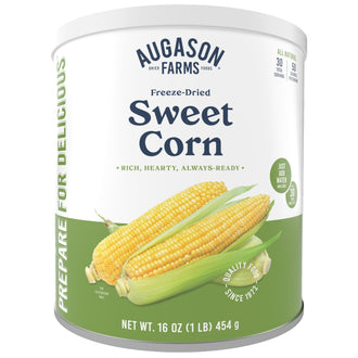 Freeze Dried Sweet Corn Can, 30 Servings