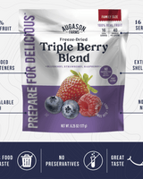 Freeze Dried Triple Berry Blend Family Size Pouch, 16 Servings