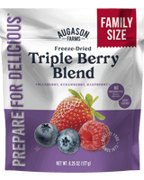 Freeze Dried Triple Berry Blend Family Size Pouch, 16 Servings