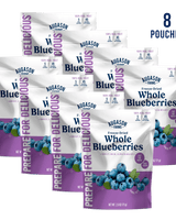 Freeze Dried Whole Blueberries Pouch, 5 Servings