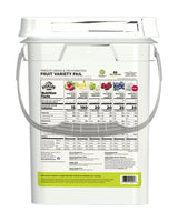 Dehydrated & Freeze Dried Fruit Variety Pail, 86 Servings