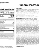 Funeral Potatoes Pouch, Cheesy Potato Casserole, 12 Servings