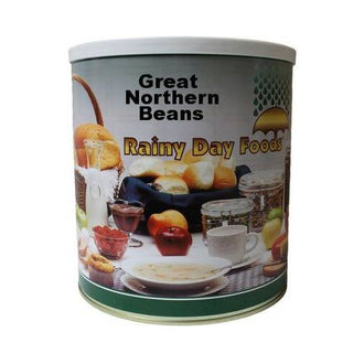 Rainy Day Foods Great Northern Beans #10 Cans - 6 Pack