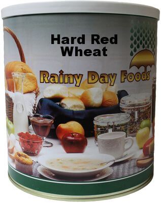 Rainy Day Foods Hard Red Wheat 88 oz. #10 Can - 25 Servings