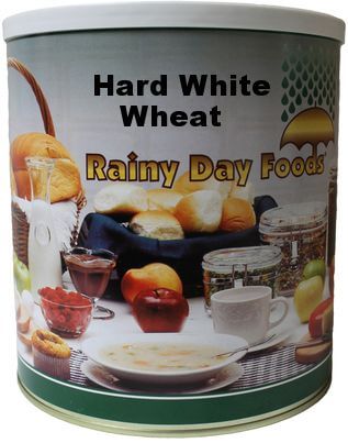 Rainy Day Foods Hard White Wheat 88 oz. #10 Can - 25 Servings