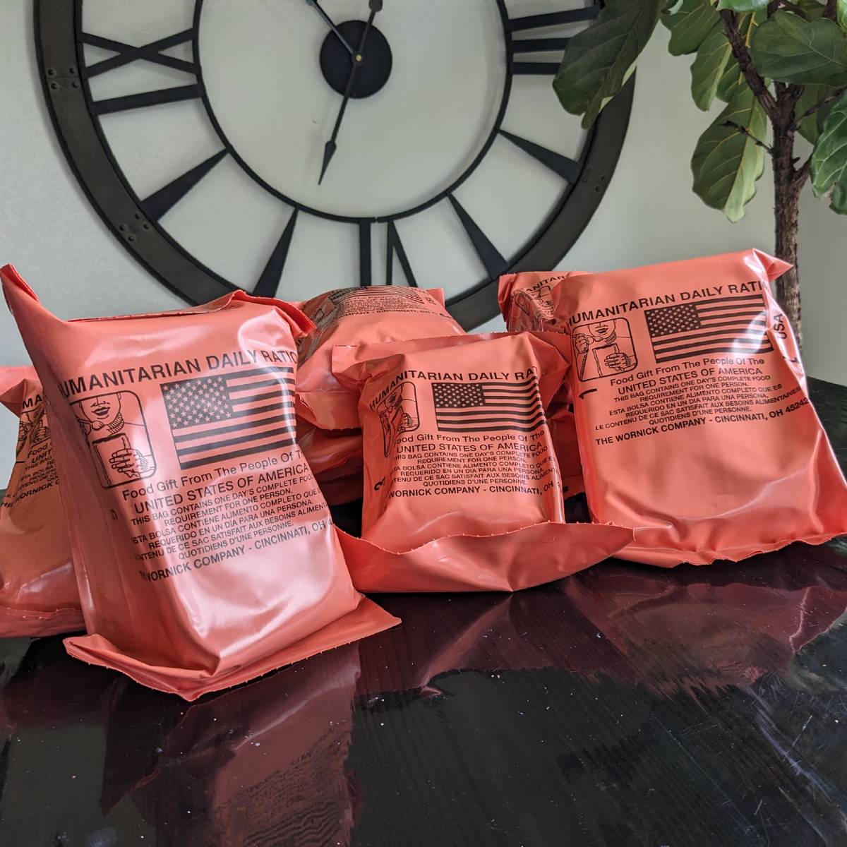 Human Daily Ration Humanitarian Daily Rations - Vegan MRE - 1 Pouch β PrepSOS