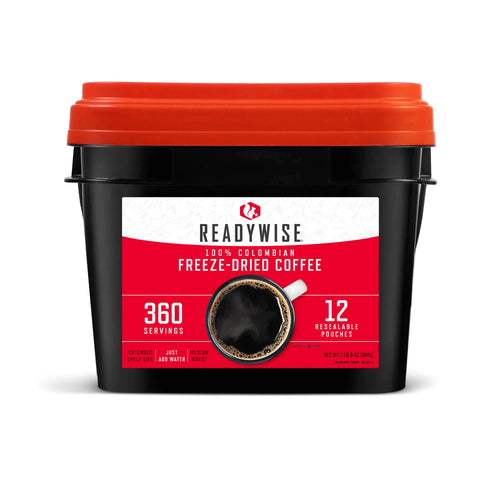 ReadyWise - 360 Serving Freeze Dried Coffee Bucket