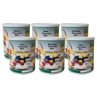 Rainy Day Foods Imitation Meat TVP (Textured Vegetable Protein) Variety Pack