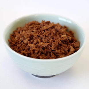 Rainy Day Foods Imitation Beef Flavored Bits TVP (Textured Vegetable Protein) 5 Gallon 18 lb. Super Pail - 288 Servings