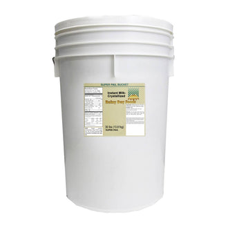 Rainy Day Foods - Instant Milk (Non-Fat) 5 Gallon, 25 lbs Super Pail - 493 Servings