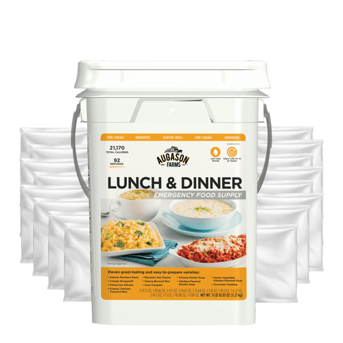 Lunch and Dinner Variety Pail, 92 Servings