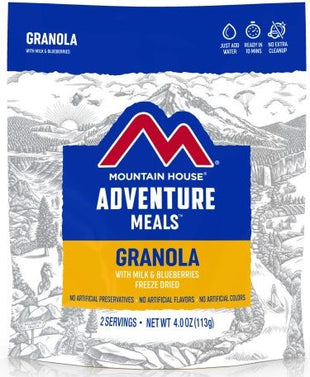 Mountain House - Granola W/ Blueberries & Milk Mylar Pouch