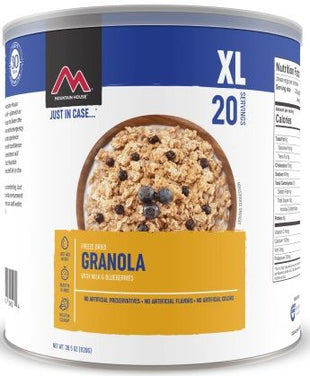 Mountain House - Granola W/Blueberries & Milk #10 Can (20 Servings)