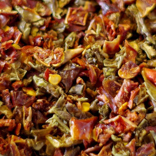 Rainy Day Foods Non-GMO Dehydrated Mixed Peppers (Red and Green) 20 oz. #10 Can