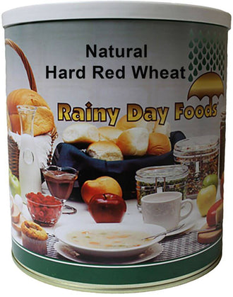 Rainy Day Foods Hard Red Wheat Natural 88 oz. #10 Can - 25 Servings