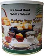 Rainy Day Foods Hard White Wheat Natural 88 oz. #10 Can - 25 Servings
