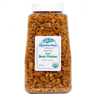 Harmony House Organic Dried Sweet Potatoes (15 oz)