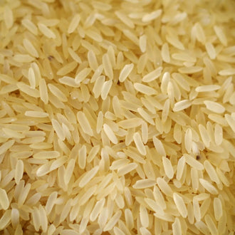 Rainy Day Foods Non-GMO Parboiled Rice 25 lb. Bag - 241 Servings