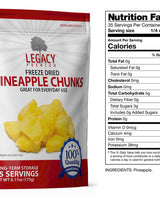 Bulk Freeze Dried Pineapple Chunks