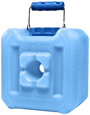 WaterBrick Half Blue - Holds 127 Servings-0