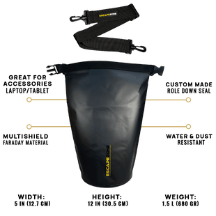 EscapeZone Faraday Dry Bag – 10 Liter