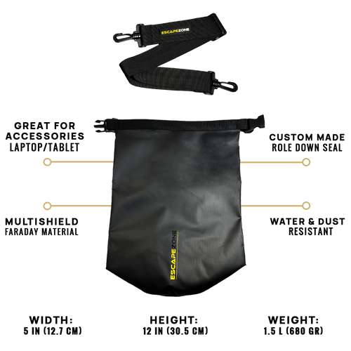EscapeZone Faraday Dry Bag – 5 Liter