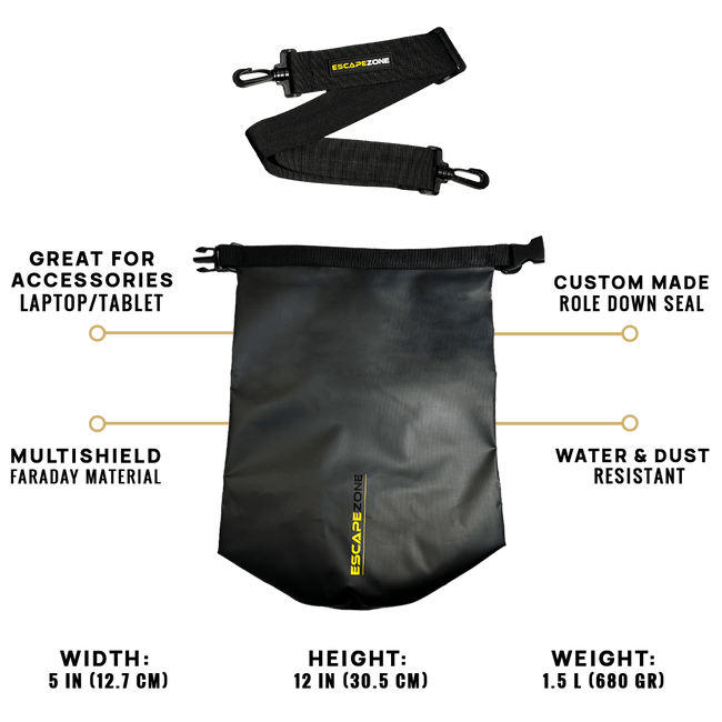 EscapeZone Faraday Dry Bag – 5 Liter