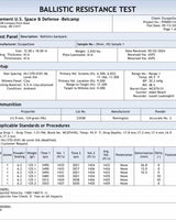 EscapeZone Shield/Faraday Ballistic Backpack-BLACK