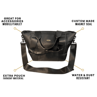 EscapeZone Stylish Women’s Handbag with Faraday Pockets (Large)