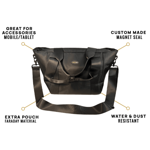 EscapeZone Stylish Women’s Handbag with Faraday Pockets (Large)