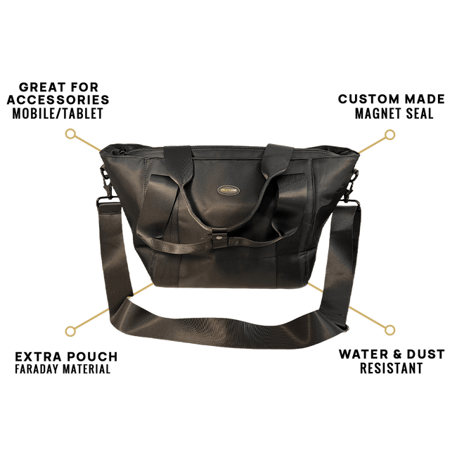 EscapeZone Stylish Women’s Handbag with Faraday Pockets (Large)