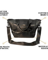 EscapeZone Stylish Women’s Handbag with Faraday Pockets (Large)