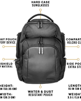 EscapeZone Dual Protection – Four Faraday Pouch/Ballistic BackPack