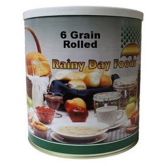Rainy Day Foods 6 Grain Rolled 48 oz. #10 Can - 24 Servings