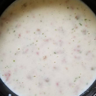 Rainy Day Foods Bacon Potato Chowder 57 oz. #10 Can - 28 Servings